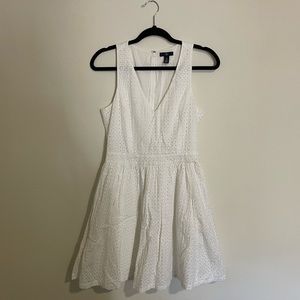 Gap White Eyelet dress, size 4